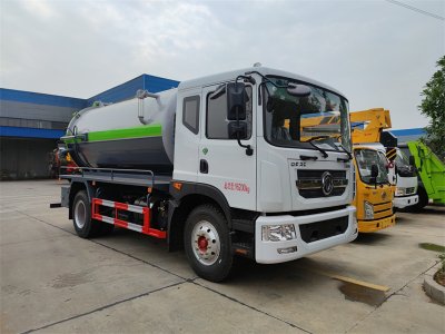 抽吸運(yùn)輸污水淤泥、糞便、沼液罐式車(chē)，國(guó)六排放吸污車(chē)抽吸快、適用面廣